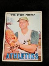 1967 Topps Wes Stock #74 Kansas City Athletics Vintage MLB Baseball Card