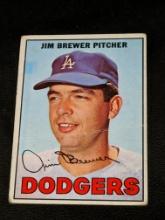 Vintage 1967 Topps Baseball #31 Jim Brewer