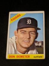 1966 Topps #98 Don Demeter Detroit Tigers Vintage Baseball Card