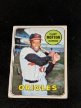 1969 Topps #37 Curt Motton Baltimore Orioles Vintage Baseball Card