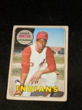 1969 Topps Chuck Hinton Cleveland Indians Vintage Baseball Card #644
