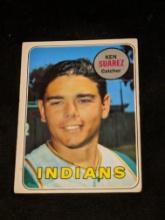 1969 Topps #19 Ken Suarez Vintage Cleveland Indians Baseball Card