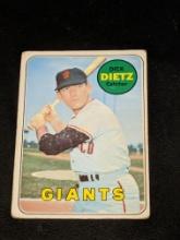 1969 Topps #293 Dick Dietz Giants Vintage Baseball Card