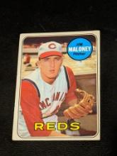 1969 Topps Jim Maloney Cincinnati Reds #362
