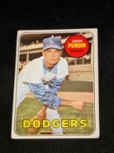 1969 Topps #161 John Purdin Los Angeles Dodgers Vintage