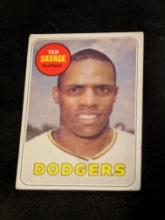 1969 Topps #471 Ted Savage Los Angeles Dodgers Vintage Baseball Card