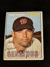 1967 Topps #207 John Orsino Washington Senators Vintage Baseball Card