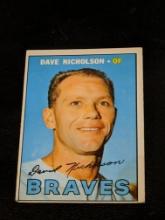 Vintage Dave Nicholson 1967 Topps Baseball #113