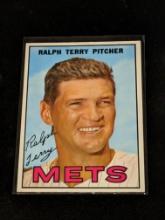 1967 Topps New York Mets Baseball Card #59 Ralph Terry
