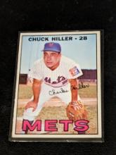 Chuck Hiller 1967 Topps #198 Sports MLB New York Mets Vintage Trading Card