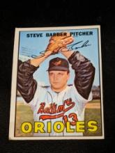 1967 Topps #82 Steve Barber Baltimore Orioles MLB Vintage Baseball Card