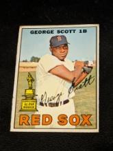 George Scott 1967 Topps Vintage #75 trophy gold cup
