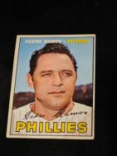 1967 Topps Philadelphia Phillies Baseball Card #187 Pedro Ramos