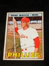 1967 Topps #248 Gene Mauch Philadelphia Phillies Vintage Baseball Card