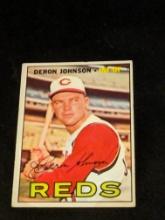 1967 Topps #135 Deron Johnson Cincinnati Reds MLB Vintage Baseball Card