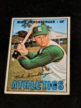 1967 Topps #323 Mike Hershberger Kansas City Athletics Vintage Baseball Card