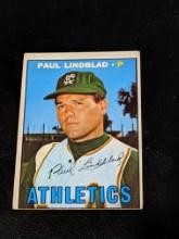 1967 Topps #227 Paul Lindblad Kansas City Athletics Vintage Baseball Card