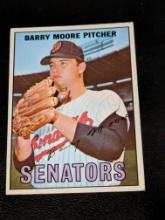 1967 Topps Baseball Barry Moore RC #11 Washington Senators Vintage MLB Rookie