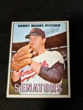 Vintage 1967 Topps Baseball Barry Moore RC #11 Washington Senators Vintage MLB Rookie