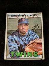1967 Topps Baseball Card #15 Earl Battey Minnesota Twins Vintage