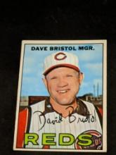 Vintage 1967 Topps Baseball #21 Dave Bristol