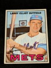 1967 TOPPS BASEBALL #23 LARRY ELLIOT NEW YORK METS