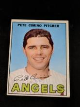 1967 Topps Baseball Pete Cimino #34 California Angels Vintage MLB Card