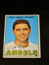 1967 Topps Baseball Pete Cimino #34 California Angels Vintage MLB Card