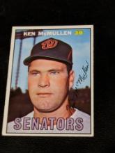 1967 Topps Baseball Ken McMullen #47 Senators Vintage
