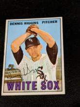 1967 Topps Vintage #52 Dennis Higgins Chicago White Sox Baseball Card