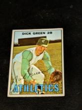 1967 Topps Dick Green #54 - Kansas City Athletics - Vintage