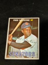 Vintage 1967 Topps Baseball #64 Fred Valentine