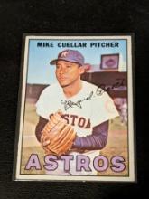 Vintage 1967 Topps Baseball Card #97 Mike Cuellar