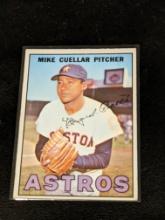#97 Vintage 1967 Topps Baseball Card Mike Cuellar