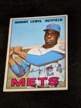 Vintage 1967 Topps Johnny Lewis #91 - New York Mets - Vintage