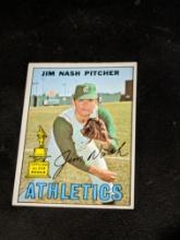 #90 1967 Topps Baseball Jim Nash