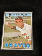 1967 Topps Felix Millan RC Rookie Atlanta Braves #89 Vintage