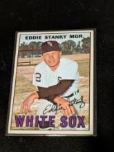 Vintage 1967 Topps #81 Eddie Stanky Chicago White Sox Vintage Baseball Card