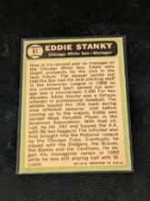 #81 Vintage 1967 Topps Eddie Stanky Chicago White Sox Vintage Baseball Card