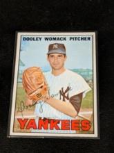 1967 Topps Dooley Womack #77 New York Yankees Vintage MLB Baseball Card