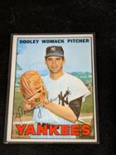 Vintage 1967 Topps Dooley Womack #77 New York Yankees Vintage MLB Baseball Card