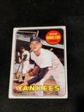 1969 Topps #69 Steve Hamilton Vintage New York Yankees Baseball Card