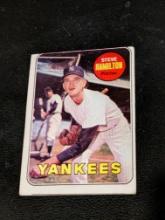 Topps 1969  #69 Steve Hamilton Vintage New York Yankees Baseball Card