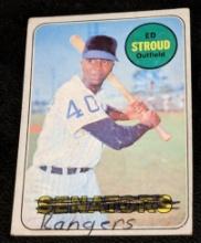 Vintage 1969 Topps #272 Ed Stroud Washington Senators Vintage Baseball Card