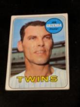 1969 Topps #121 Joe Grzenda RC Vintage Minnesota Twins Baseball Card