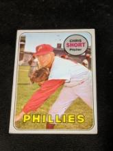 1969 Topps #395 Chris Short Philadelphia Phillies Vintage Baseball