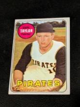 1969 Topps #357 Carl Taylor Pittsburgh Pirates Vintage