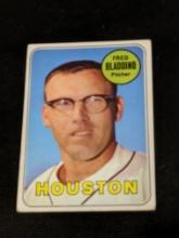 1969 Topps #58 Fred Gladding Vintage Houston Astros Baseball Card