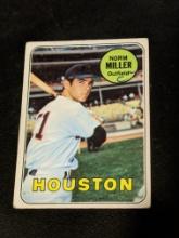 1969 Topps #76 Norm Miller Houston Astros Vintage