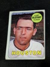 1969 Topps Curt Blefary #458 Vintage Baseball Houston Astros